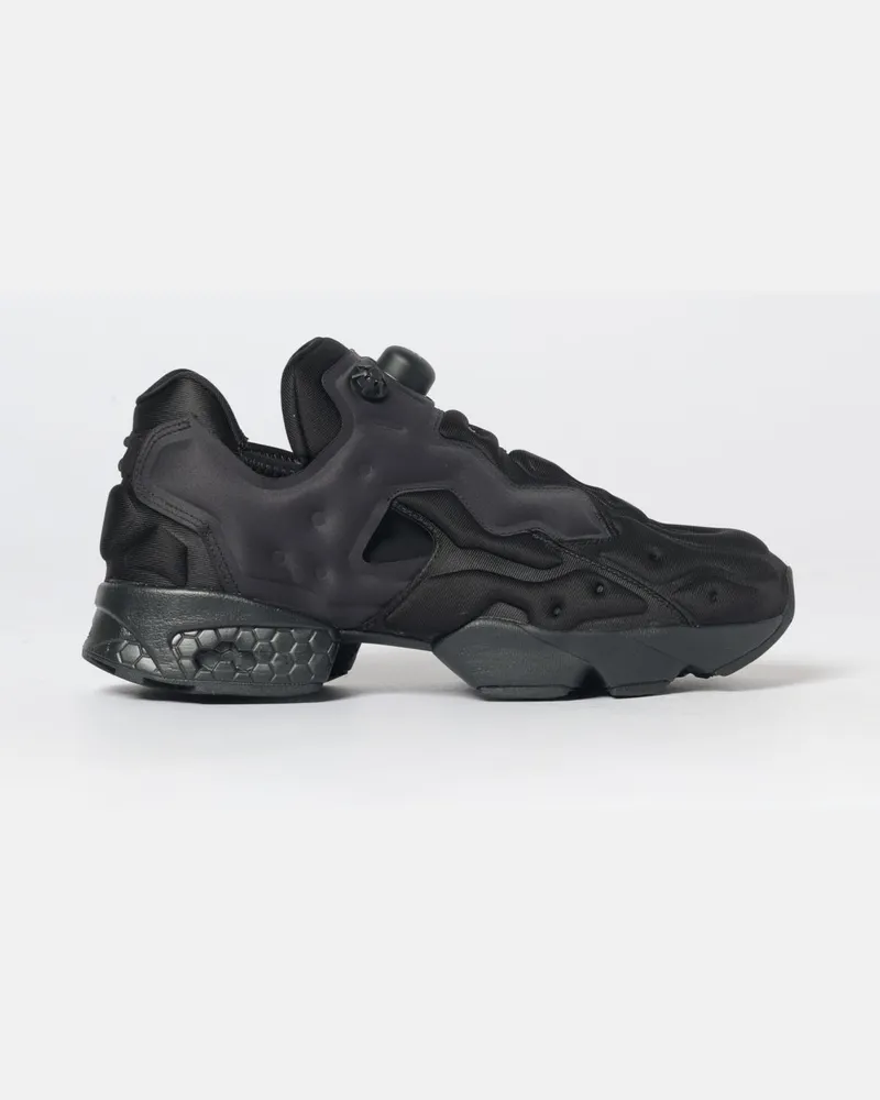 Reebok Insta Pump Slip-On-Sneaker aus Neopren mit Ton-in-Ton-Logo Schwarz