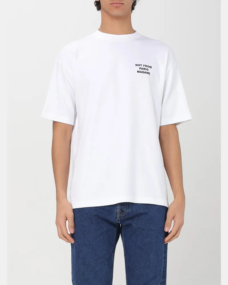 Drôle de Monsieur T-shirt herren Drole De Monsieur Weiß