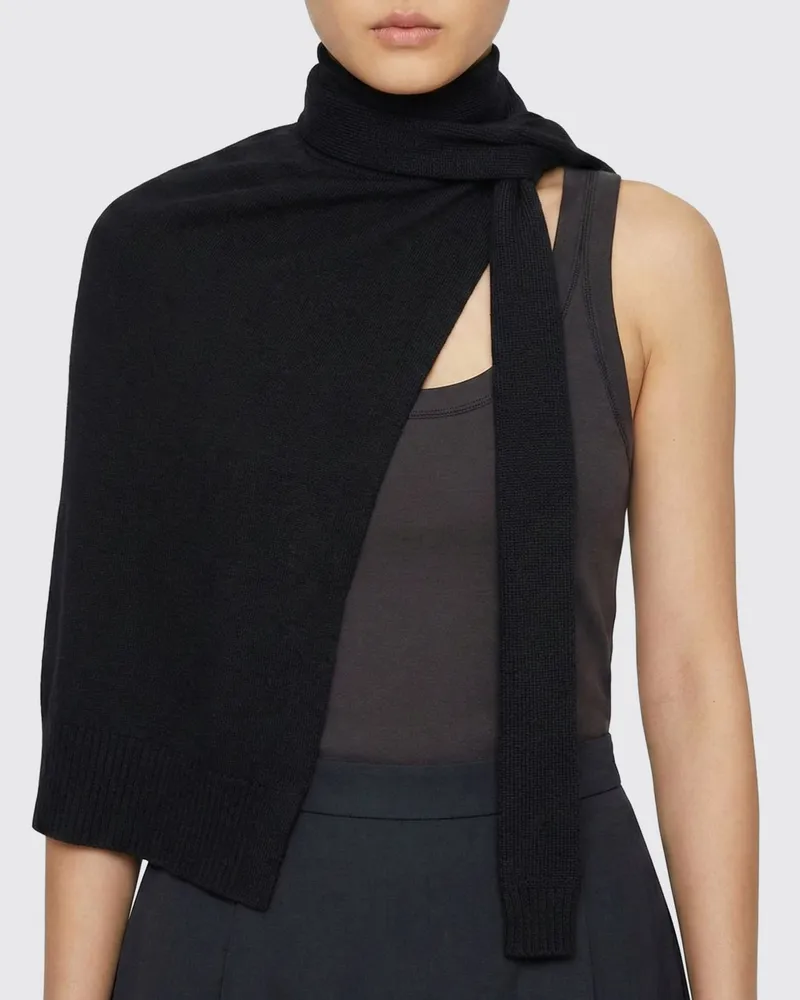 Christophe Lemaire Seidentuch damen Schwarz