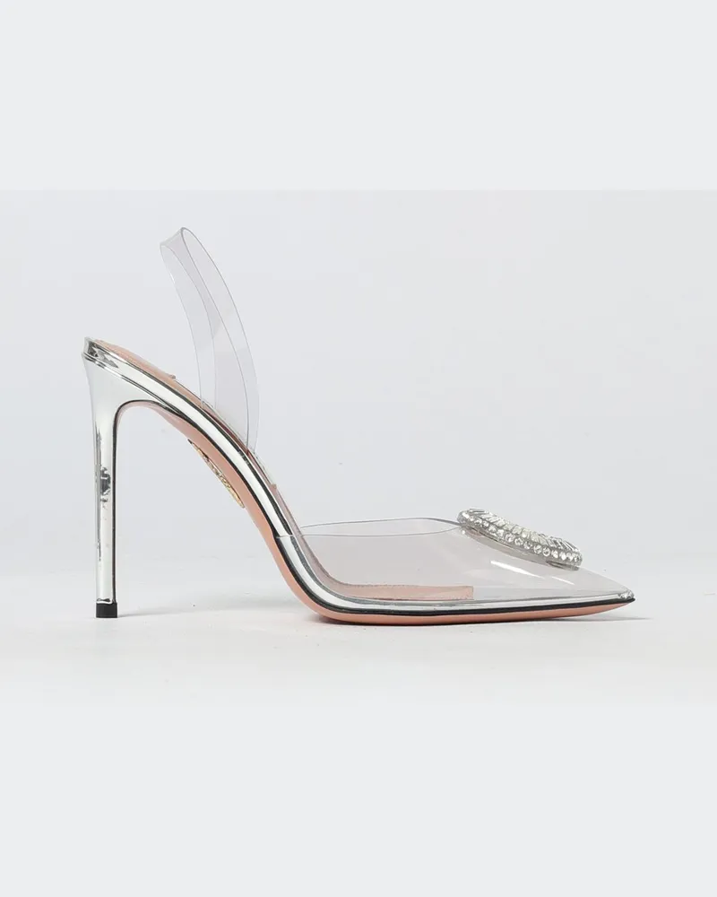 Aquazzura Pumps damen Silber