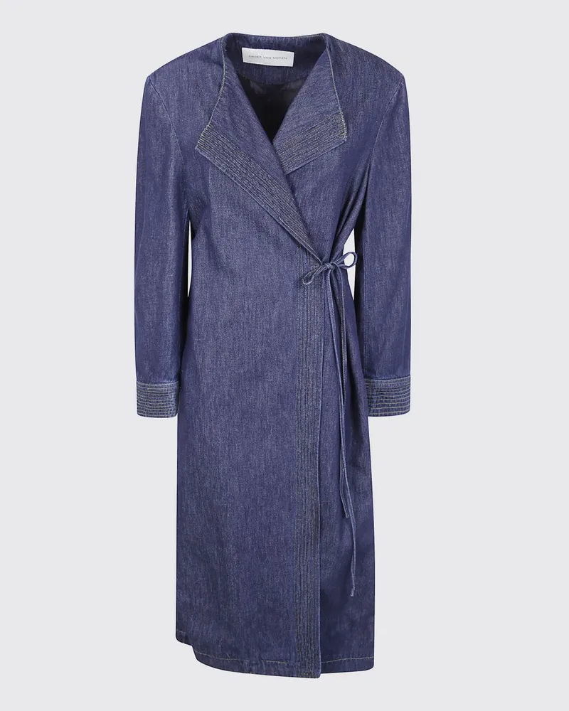 Dries van Noten Mantel damen Indigo