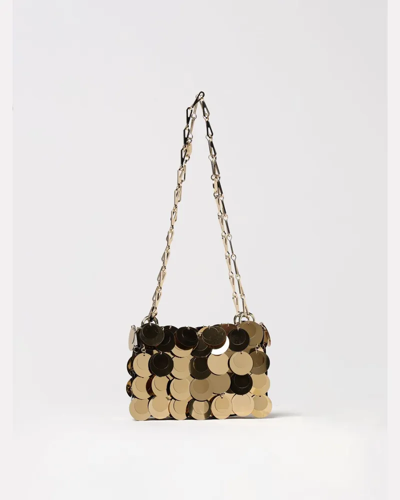 Paco Rabanne Schultertasche damen Gold