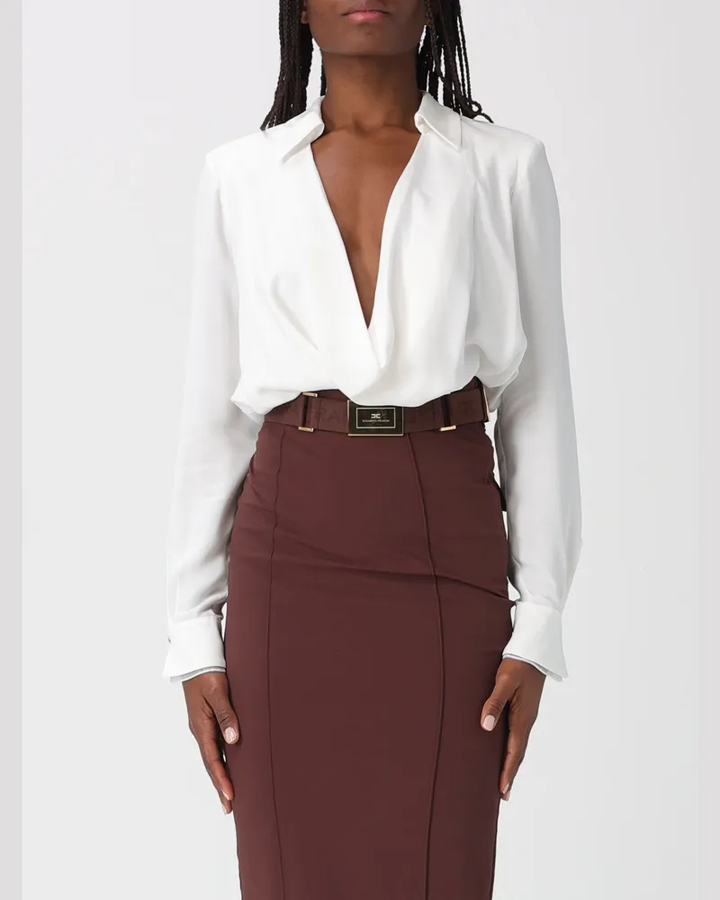 Elisabetta Franchi Hemdbluse damen Ivory