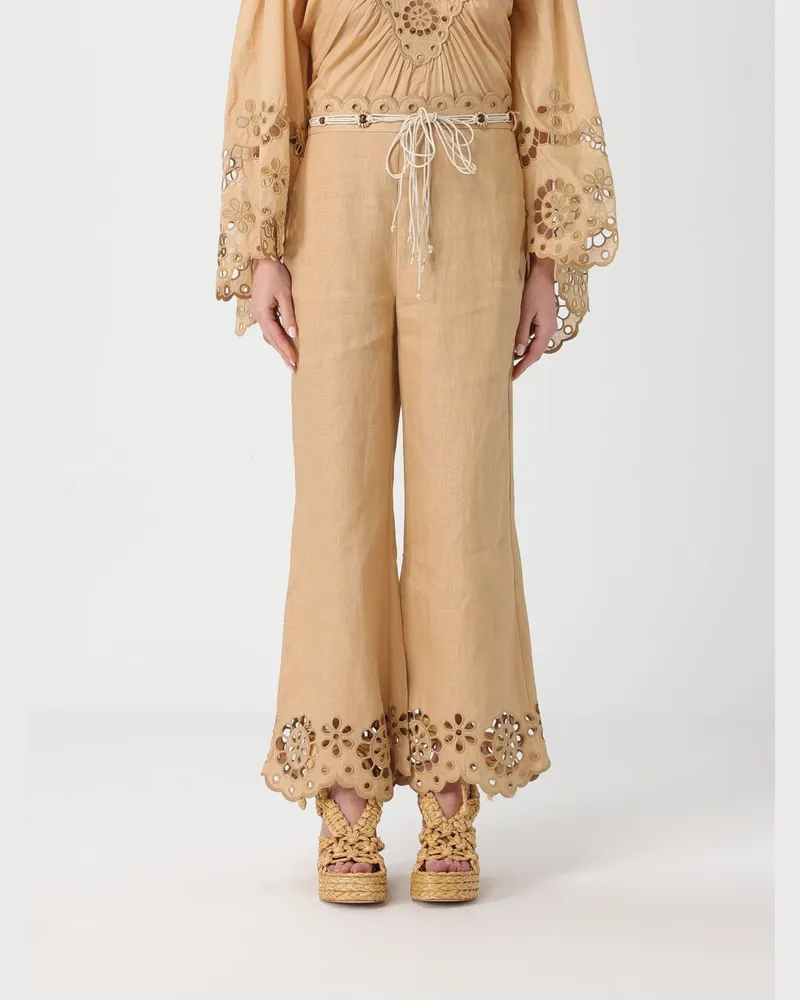 Zimmermann Hose damen Beige