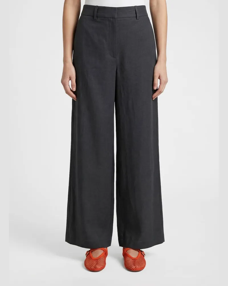 Giorgio Armani Hose damen Schwarz