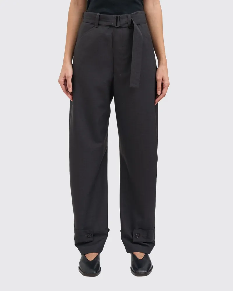 Christophe Lemaire Hose damen Grau