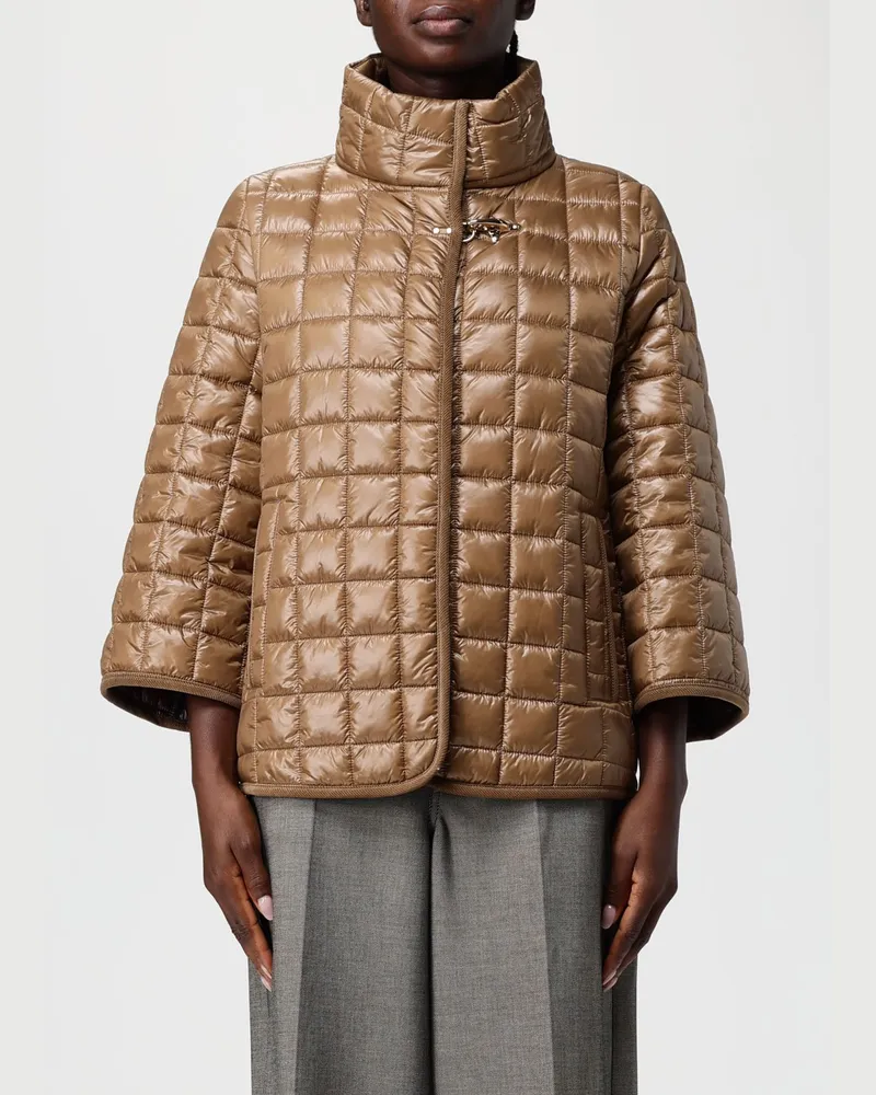 Fay Mantel damen Camel