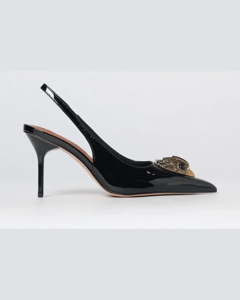 Kurt Geiger Eagle Slingback-Pumps aus Lackleder mit hohem Absatz Schwarz