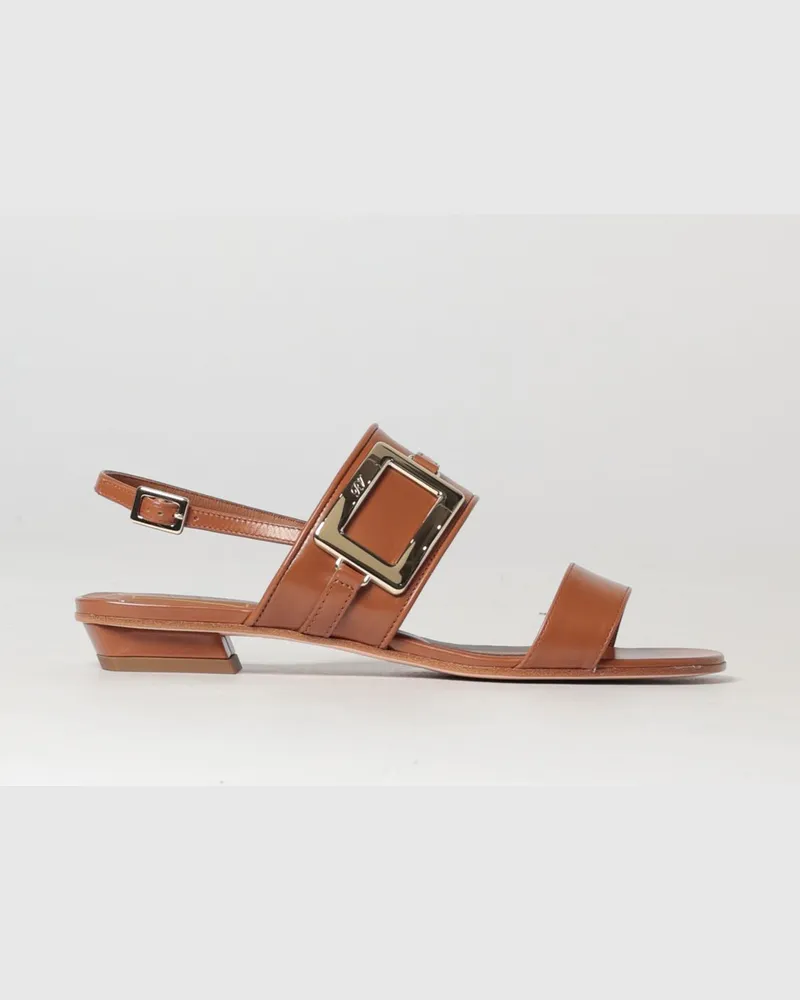 Roger Vivier Belle Vivier Ledersandale Leder