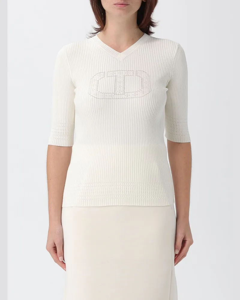 Twin-Set Top damen Weiß