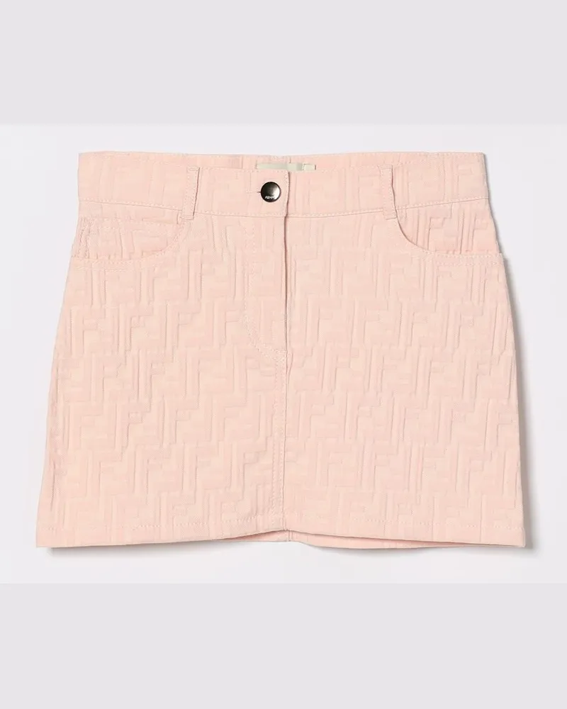 Fendi FF Baumwollmischrock Peony