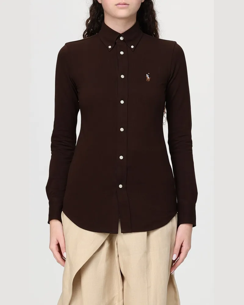 Ralph Lauren Hemdbluse damen Braun