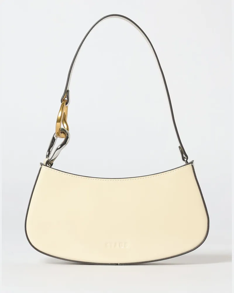 STAUD Schultertasche damen Cream