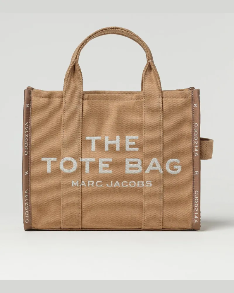 Marc Jacobs The Tote Bag aus Canvas mit gesticktem Logo Camel