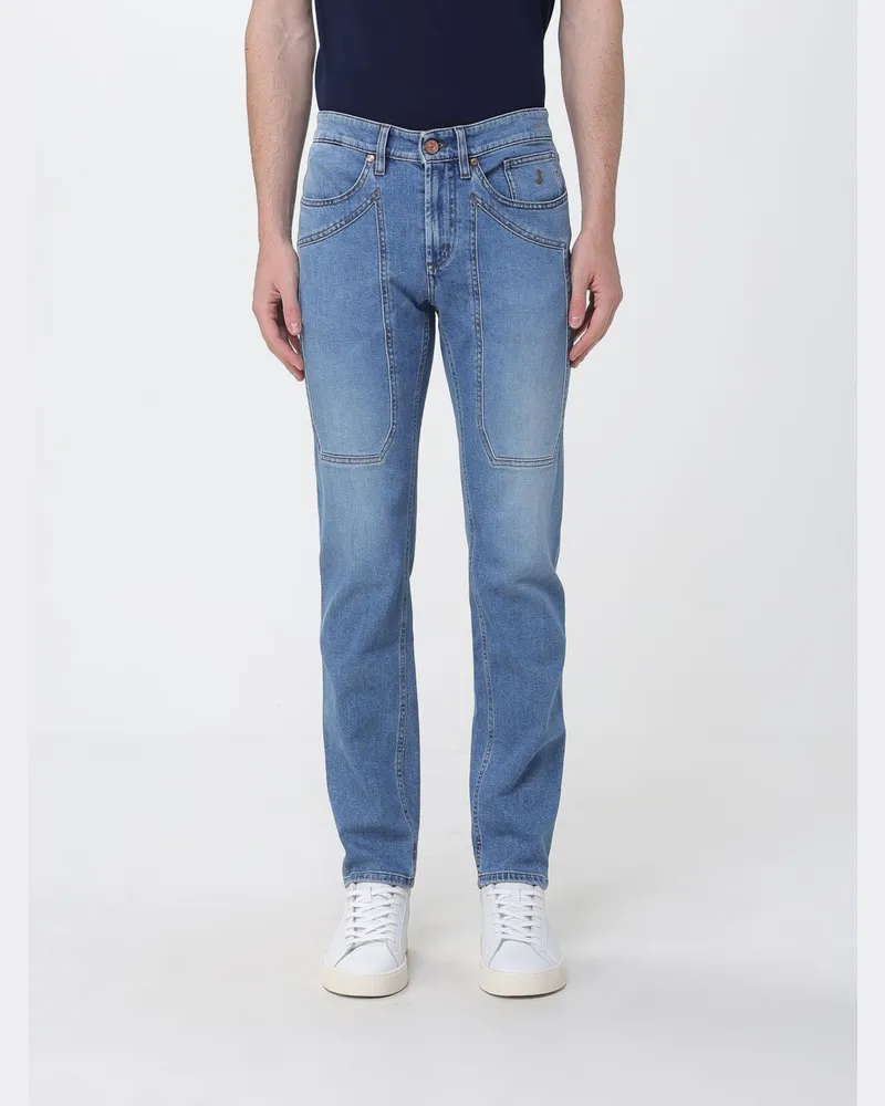 Jeckerson Skinny Fit Denim-Jeans Blau