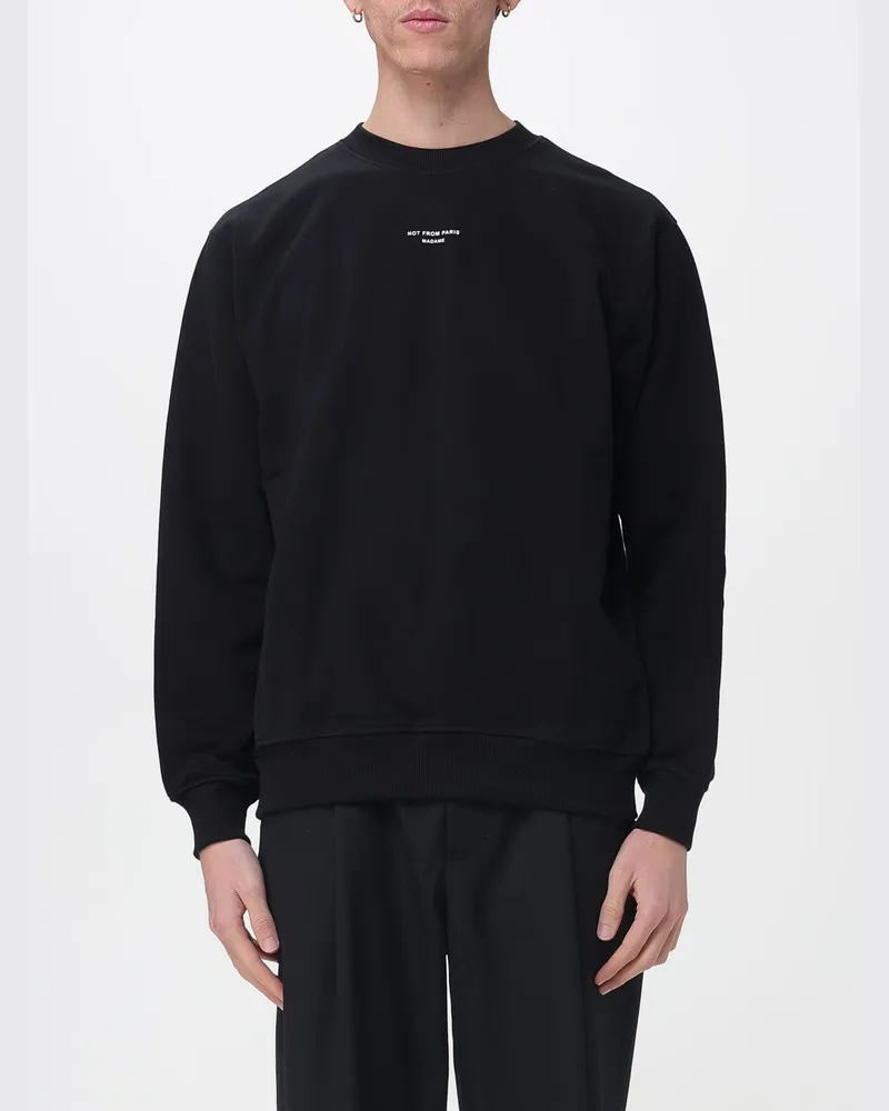 Drôle de Monsieur Sweatshirt herren Schwarz