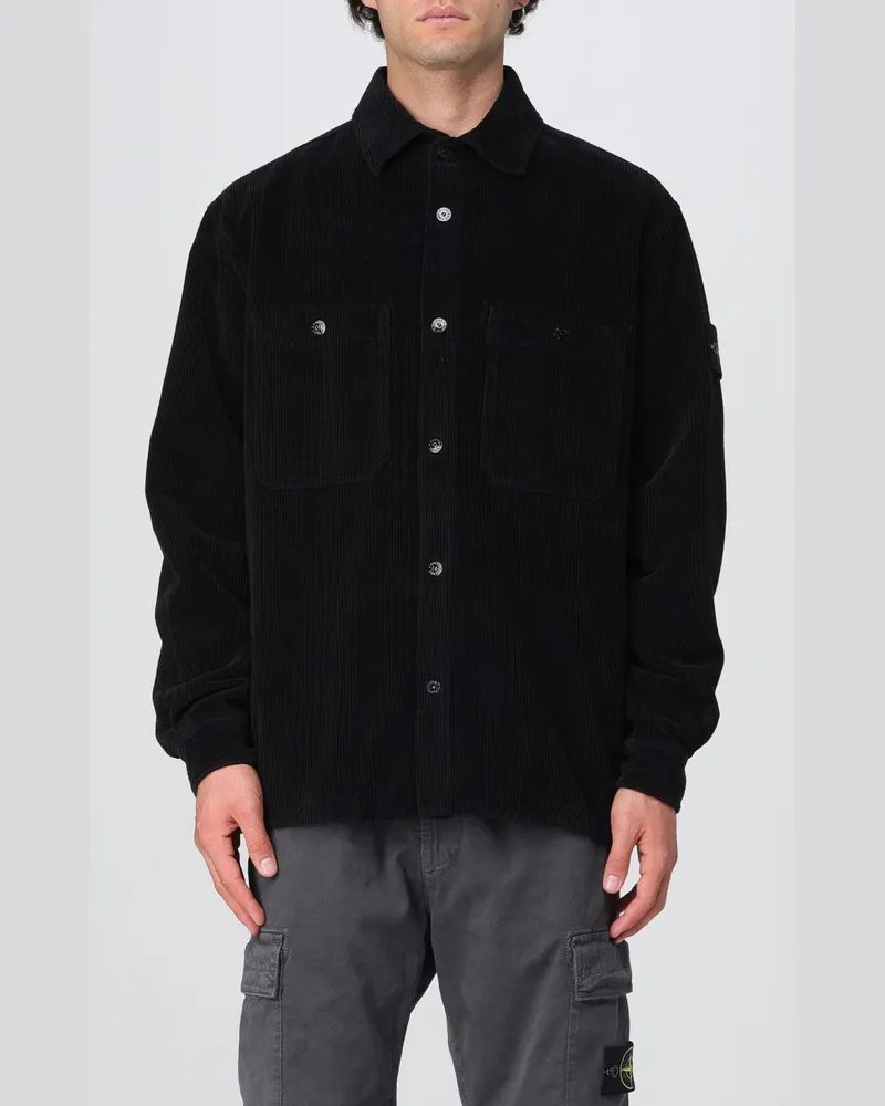 Stone Island Hemd herren Schwarz