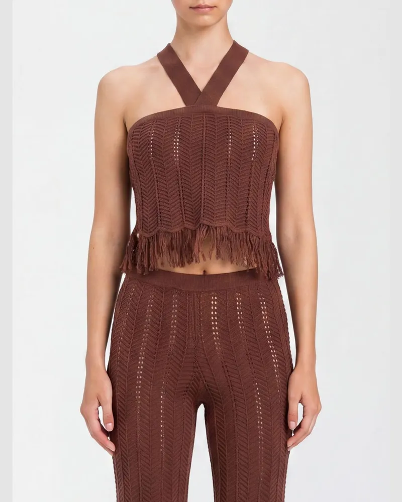 Twin-Set Top damen Braun