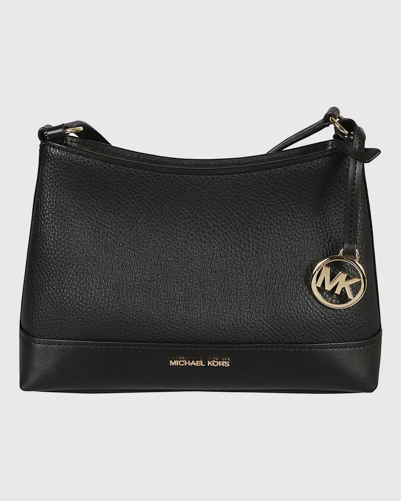 Michael Kors Tasche aus genarbtem Leder Schwarz