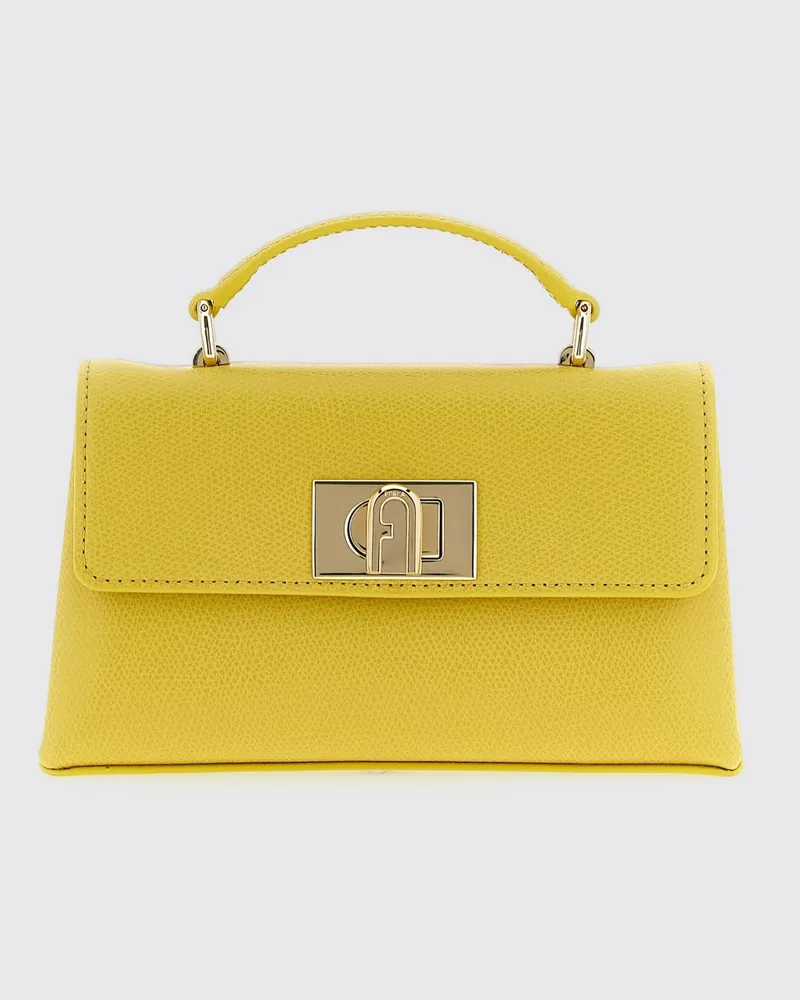 Furla Schultertasche damen Gelb