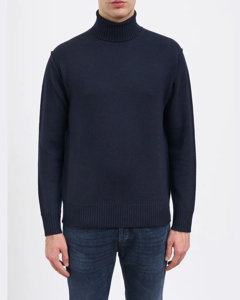 Paolo Pecora Milano Pullover herren Blau