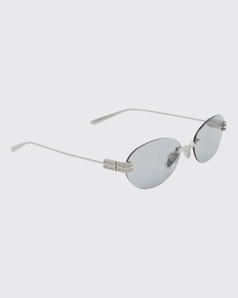 Balenciaga Gossip Sonnenbrille aus Metall Grau