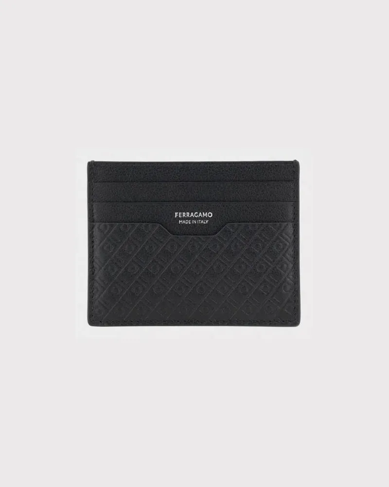 Ferragamo Portmonnaie herren Schwarz