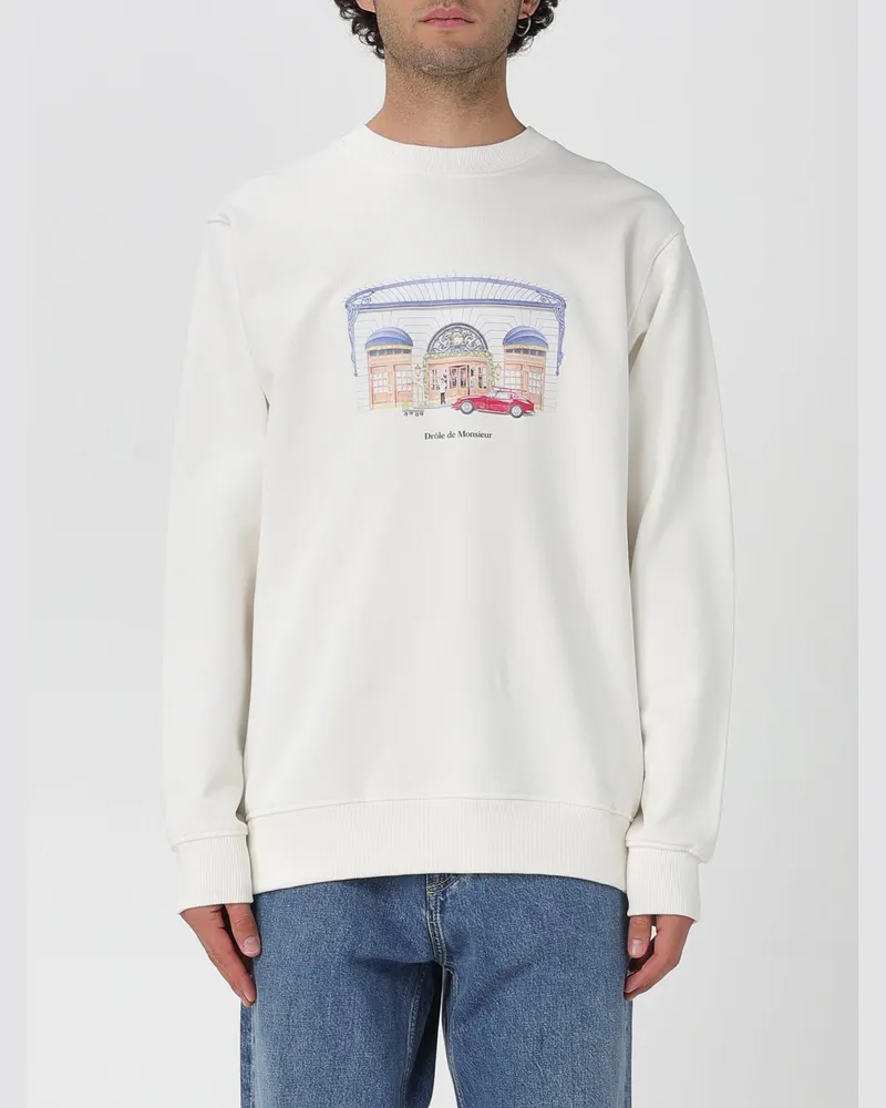 Drôle de Monsieur Pullover herren Weiß