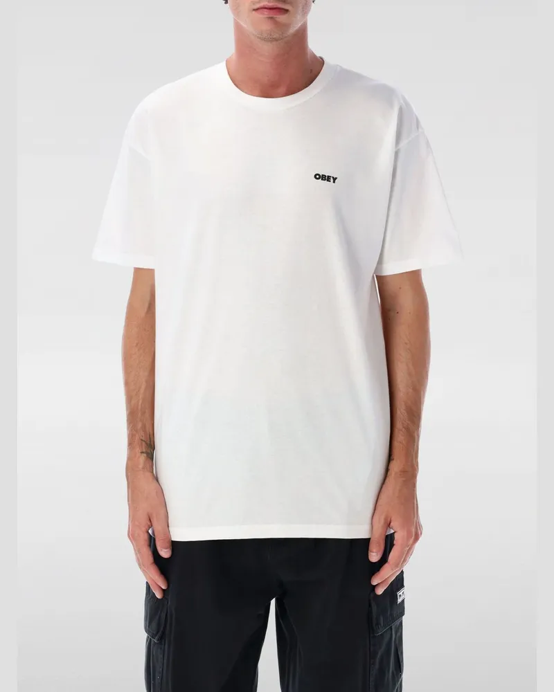 Obey T-shirt herren Weiß