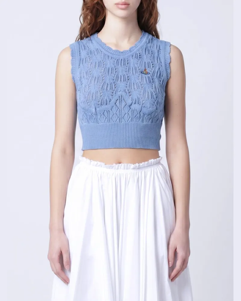Vivienne Westwood Ella Stricktop Blau