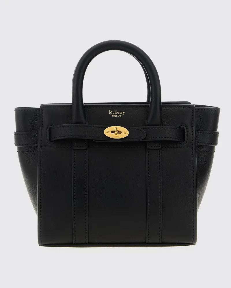 Mulberry Schultertasche damen Schwarz