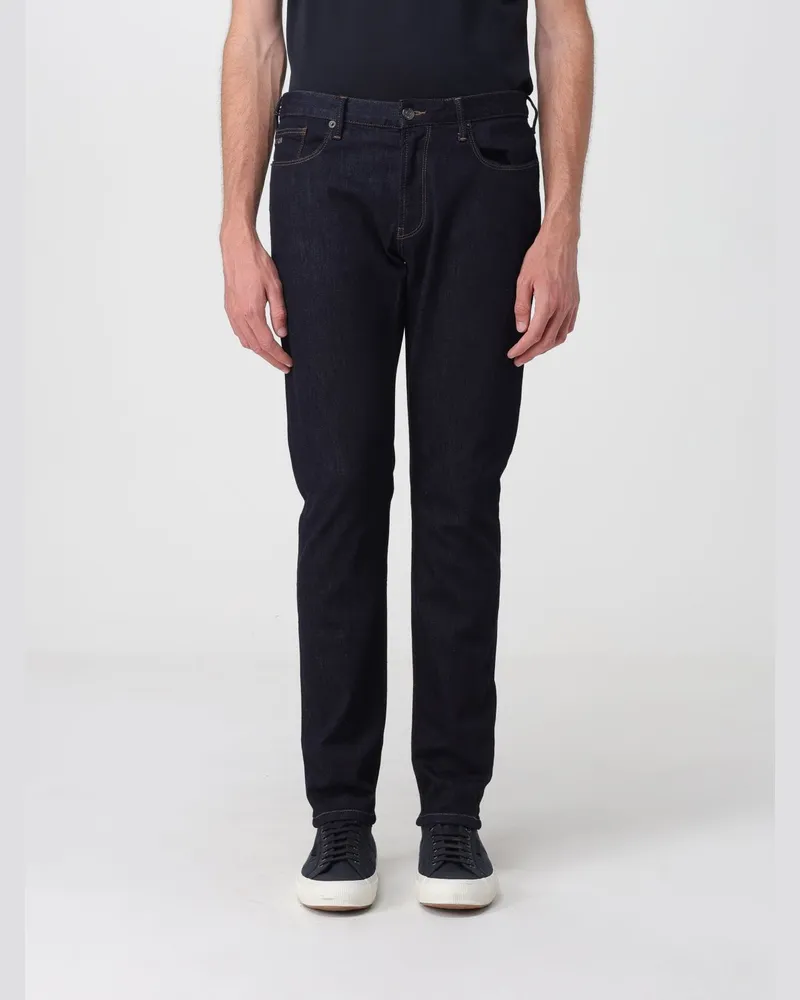 Emporio Armani Slim Fit Stretch-Jeans aus Denim Blau