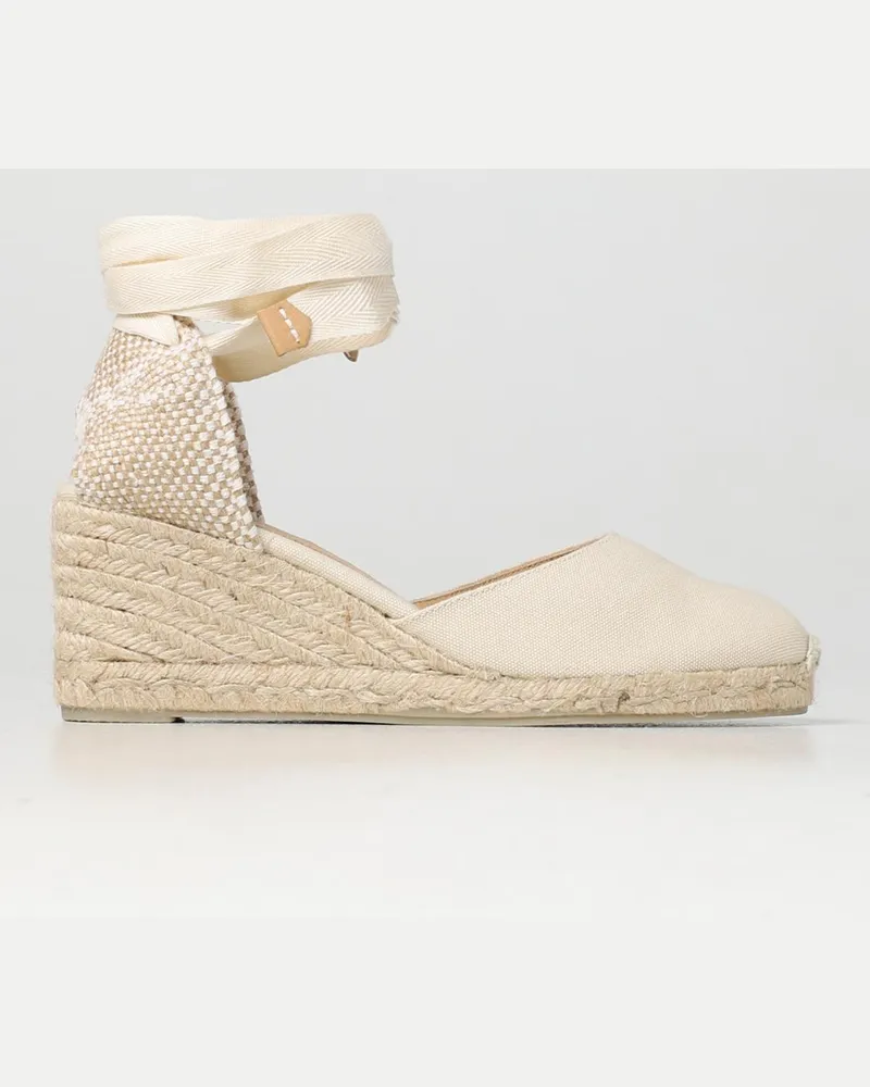 Castañer Keilabsatz schuhe damen Ivory
