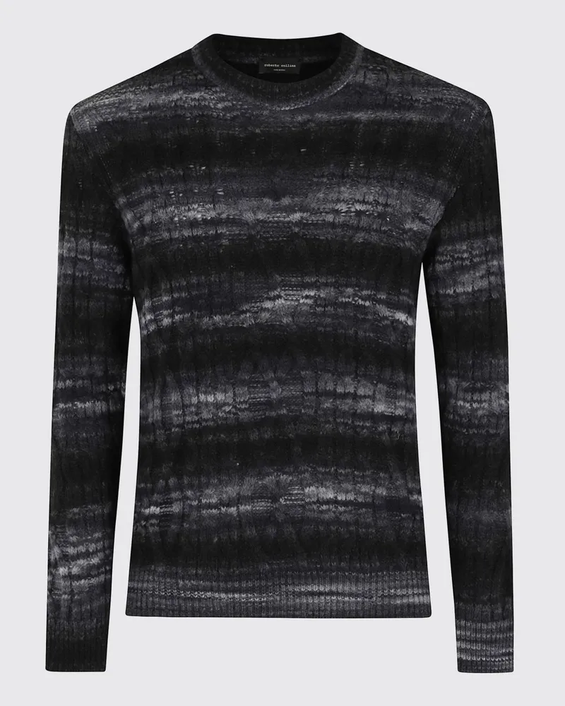 Roberto Collina Pullover herren Schwarz