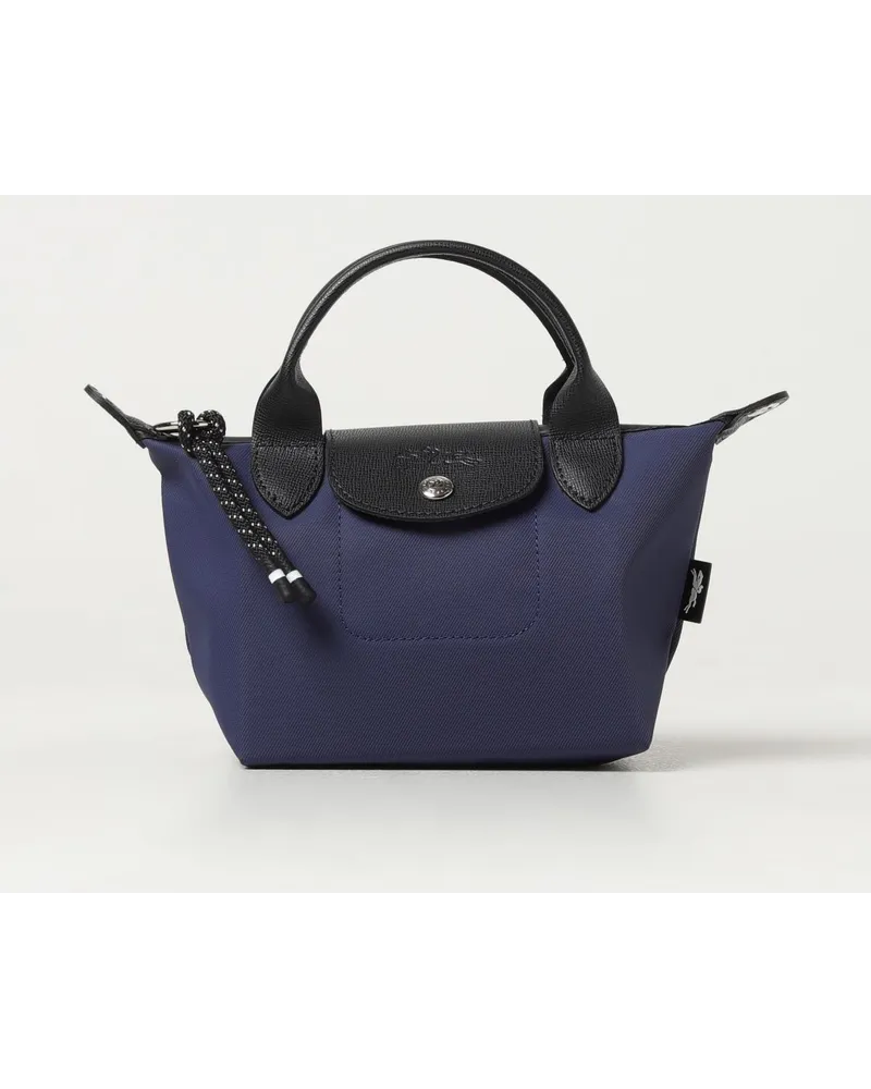 Longchamp Schultertasche damen Blau