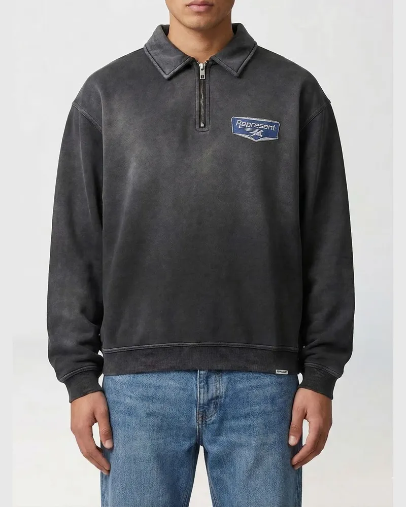 REPRESENT Sweatshirt herren Schwarz