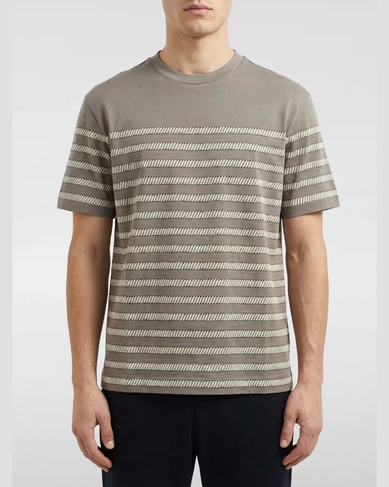Giorgio Armani T-shirt herren Mud