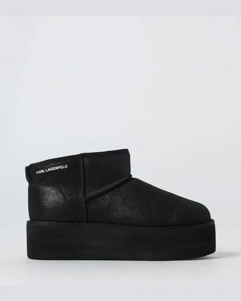 Karl Lagerfeld Flache stiefeletten damen Schwarz