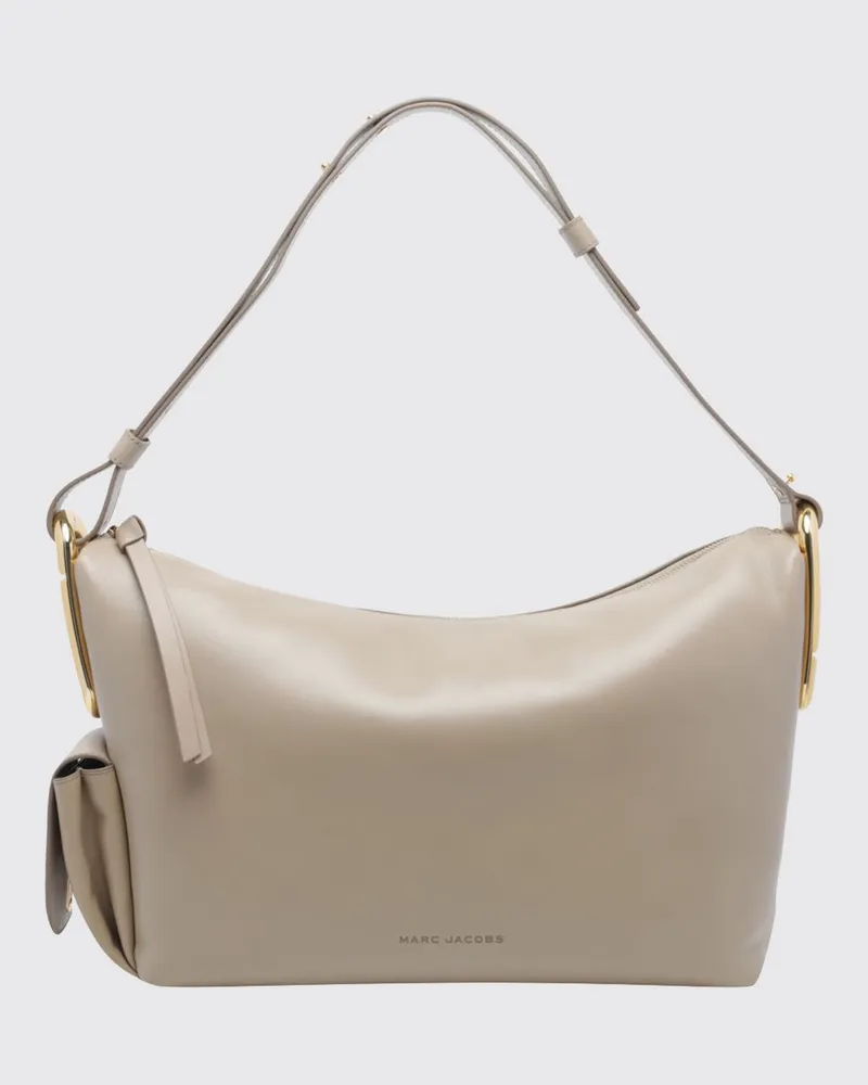 Marc Jacobs Scene Tote-Bag aus Leder mit laminiertem Double J-Logo Beige