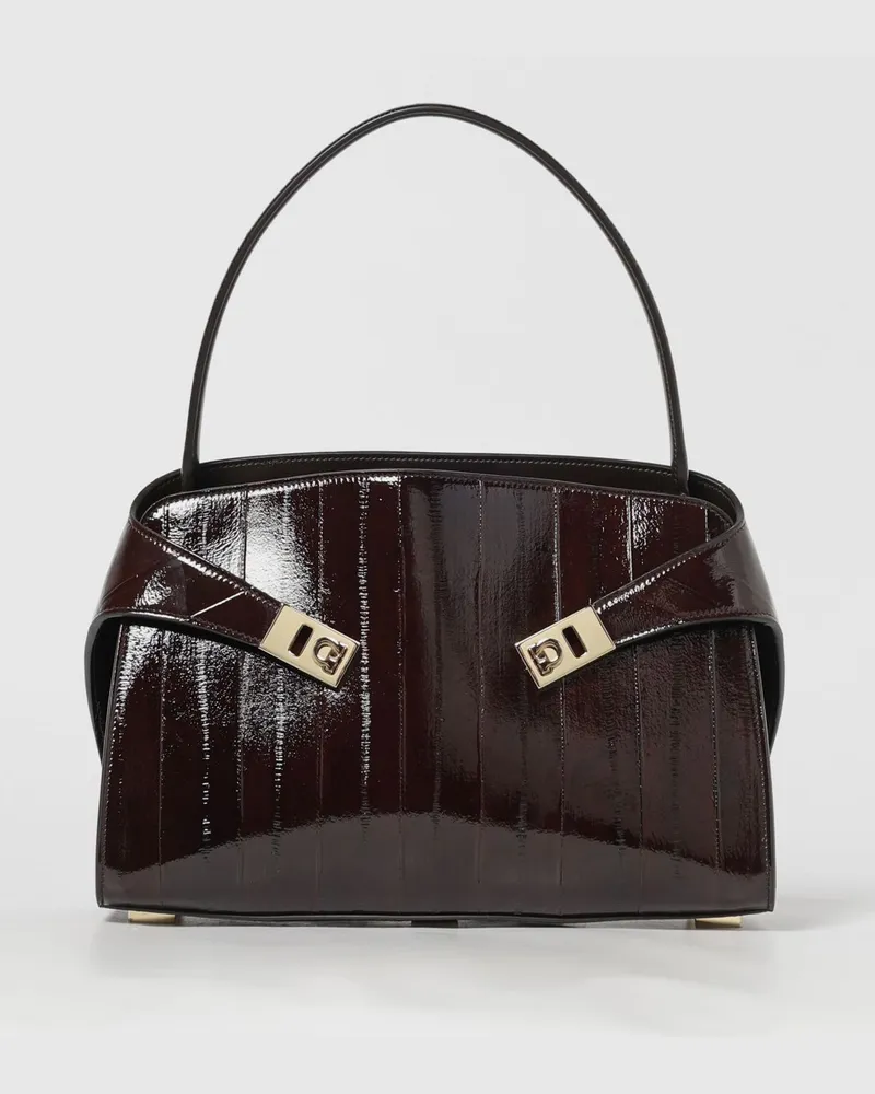 Ferragamo Schultertasche damen Braun