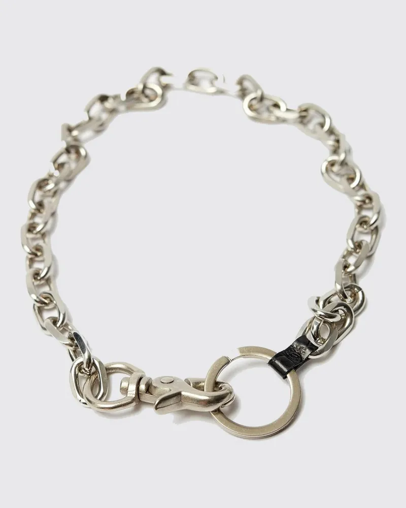 Our Legacy Schlüsselanhänger von aus Metall mit Ring und Federkarabiner Silber