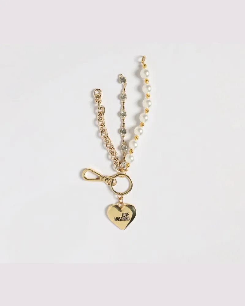 Moschino Schlüsselanhänger damen Weiß