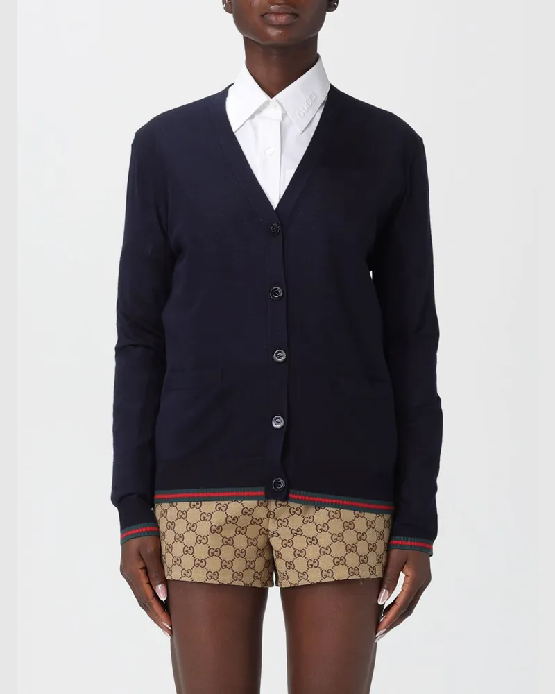 Gucci Strickjacke damen Blau