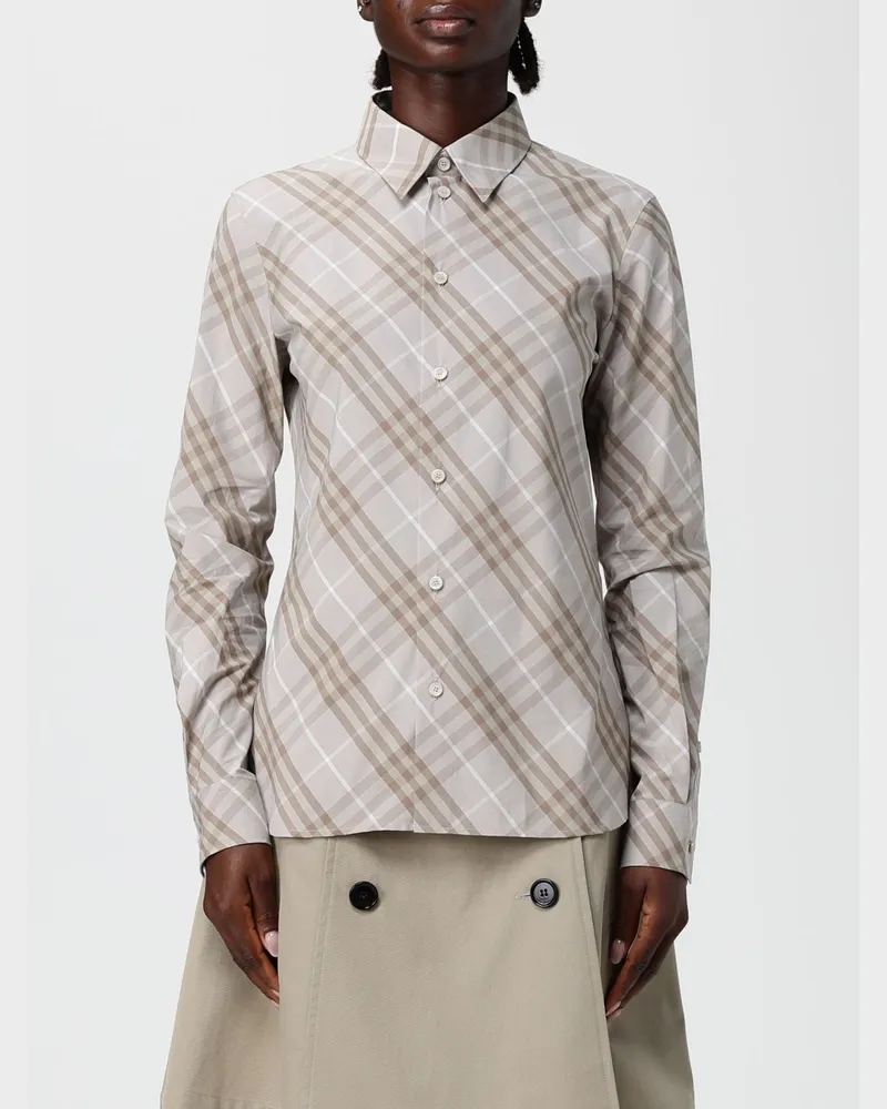 Burberry Hemdbluse damen Grau