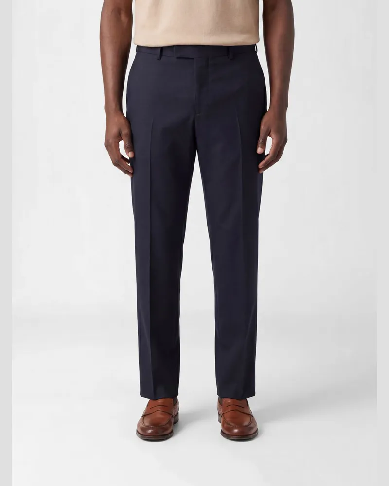 Jil Sander Maßgeschneiderte Hose aus Schurwolle Blau