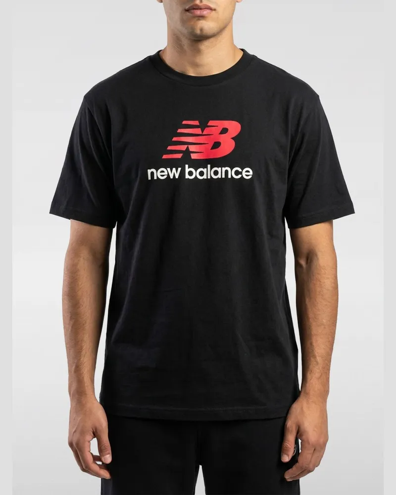 New Balance T-shirt herren Schwarz