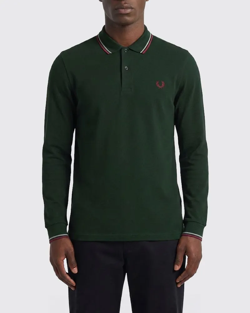 Fred Perry T-shirt herren Burgunderrot
