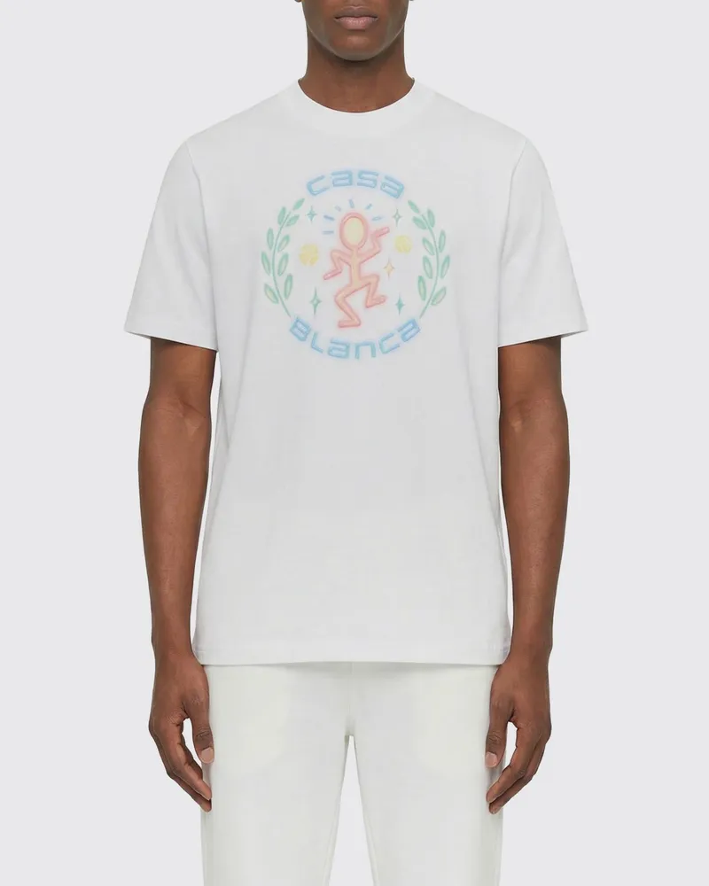 Casablanca Paris T-shirt herren Bianco