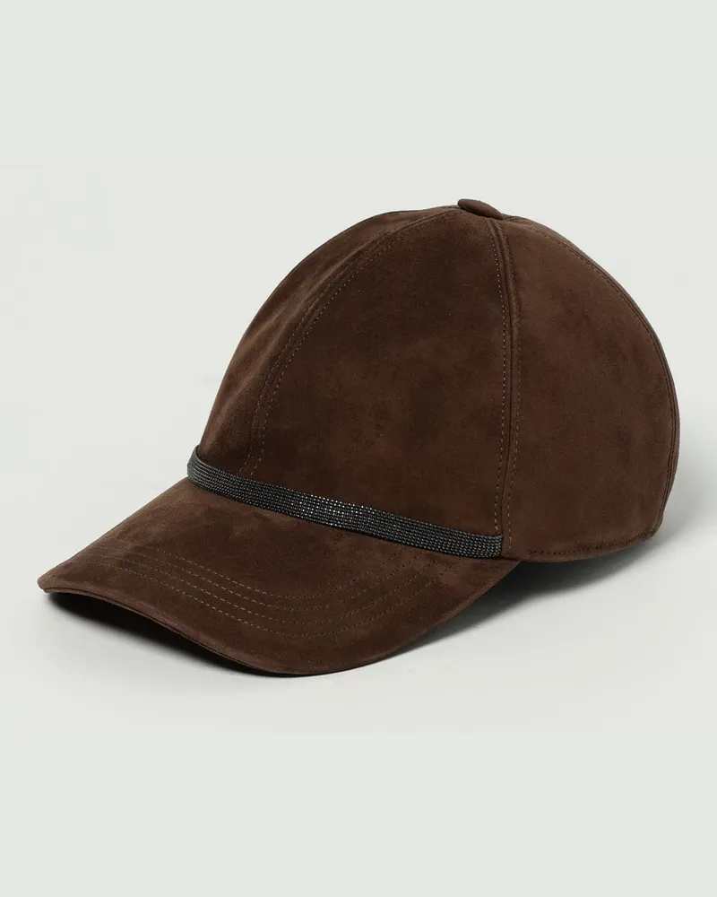 Brunello Cucinelli Hut damen Braun