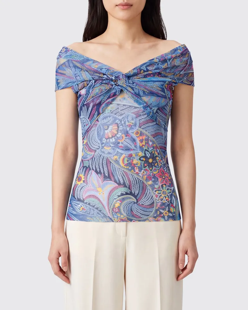 Etro Top damen Blau
